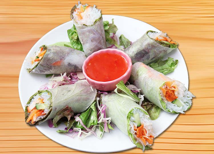 ガンダァーラ常滑店 生春巻き(チキンティッカ・野菜)