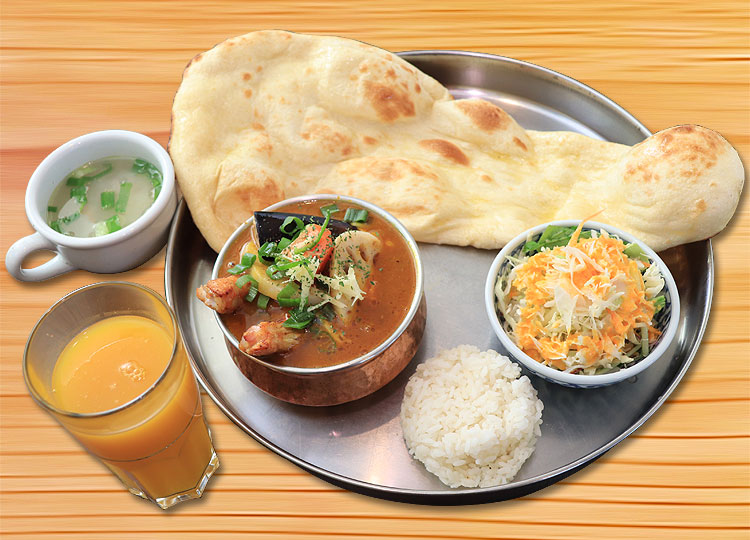 常滑 ランチ スープカレーセット