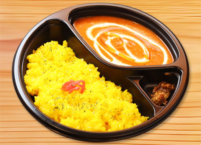 ガンダァーラ常滑店 サフランライスとバターチキンカレー弁当
